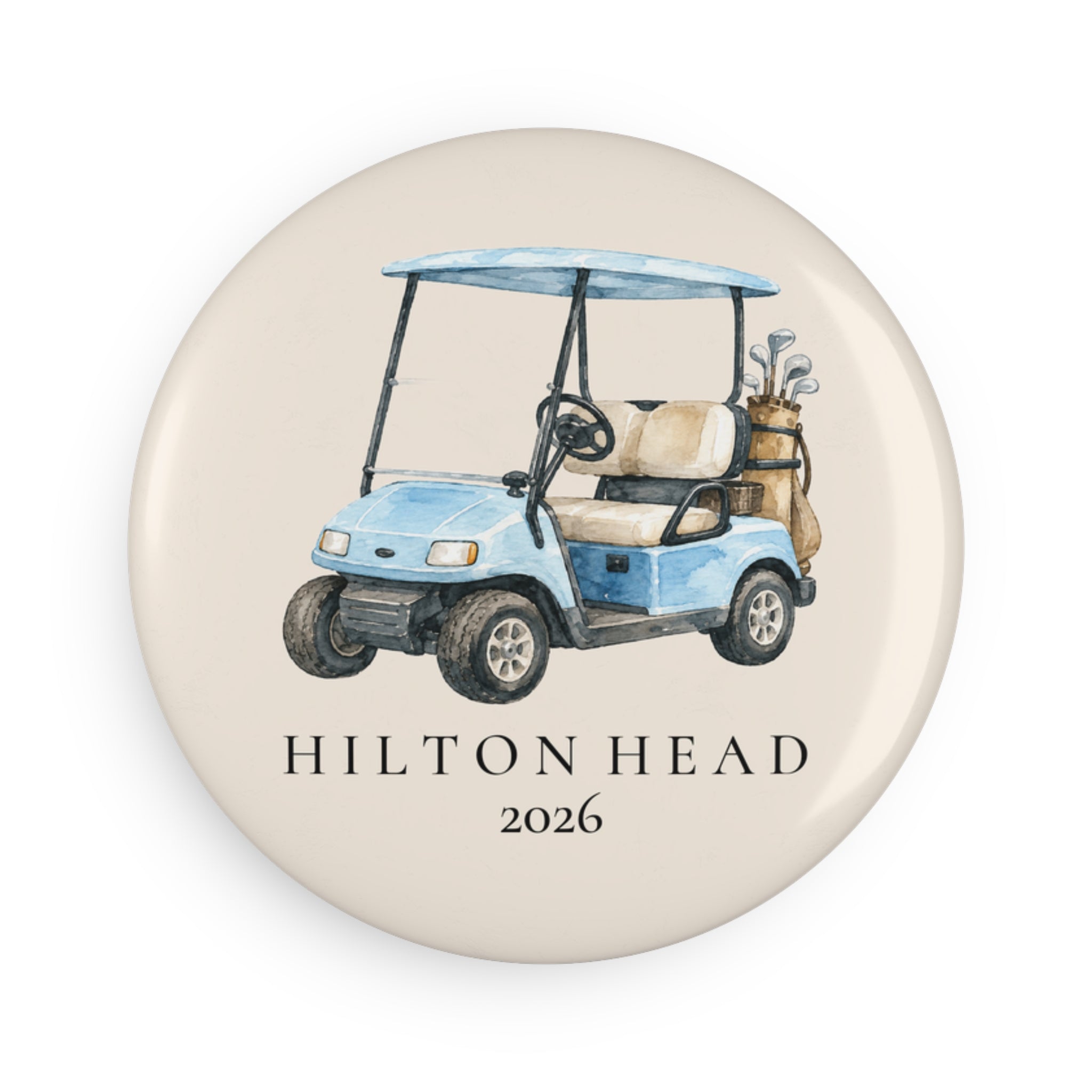 HILTON HEAD GOLF CART MAGNET 2026