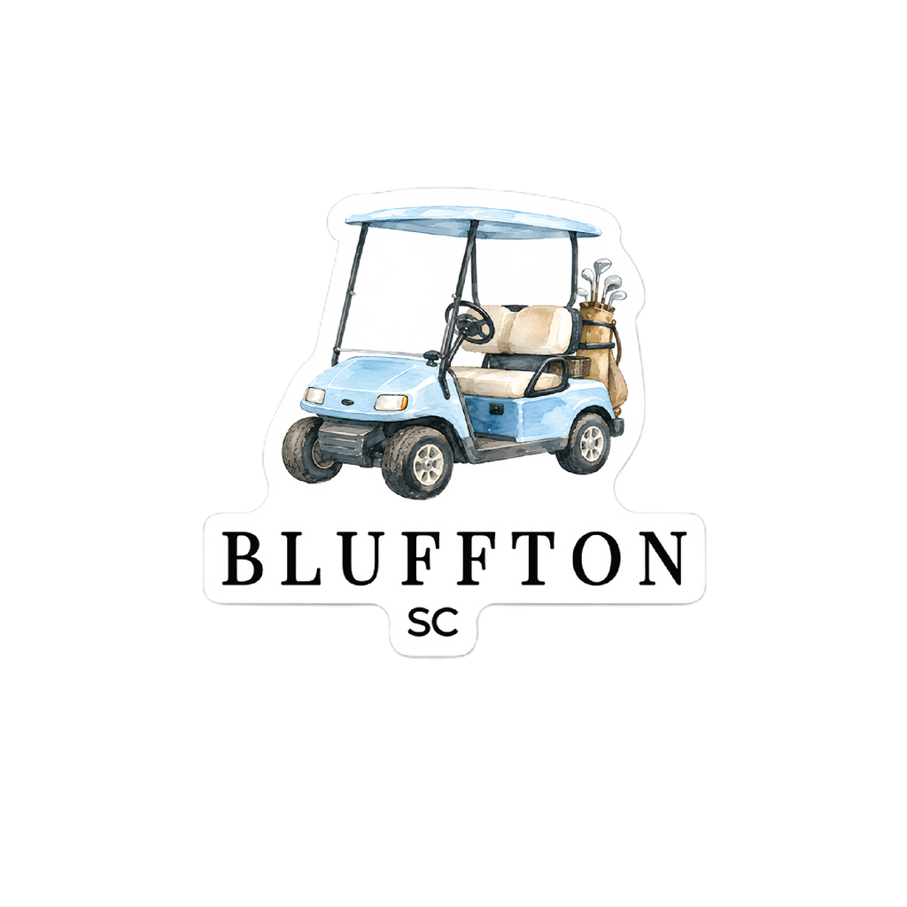 BLUFFTON DIE CUT STICKERS